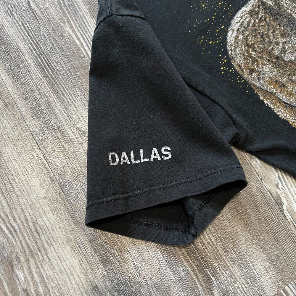 Vintage 80's Dallas Zoo "Say it Wild" Wolf Shirt M - Picture 4 of 8